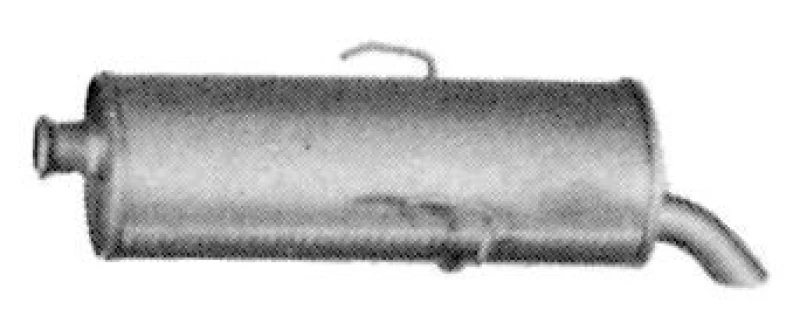 Image of IZAWIT 28.075 Rear silencer Rear End Silencer (3437)