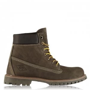 Image of Lee Cooper Cooper 6" Junior Boys Rugged Boots - DK Brown