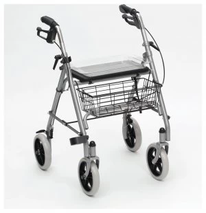 Image of Four Wheel Rollator Steel.