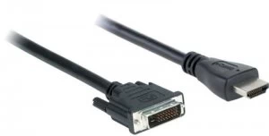 Image of V7 HDMI Dvi Cable 2m Black - Hdmi/dvi-d Dual Link M/m