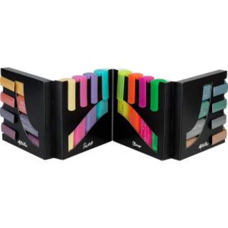 Image of Faber-Castell Highlighter Textliner 46 Assorted Colours Deskset 16 - EXR49139SQ