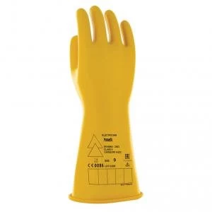 Image of Ansell Low Voltage Electrical Insulating Gloves Class 0 Yellow XL Ref