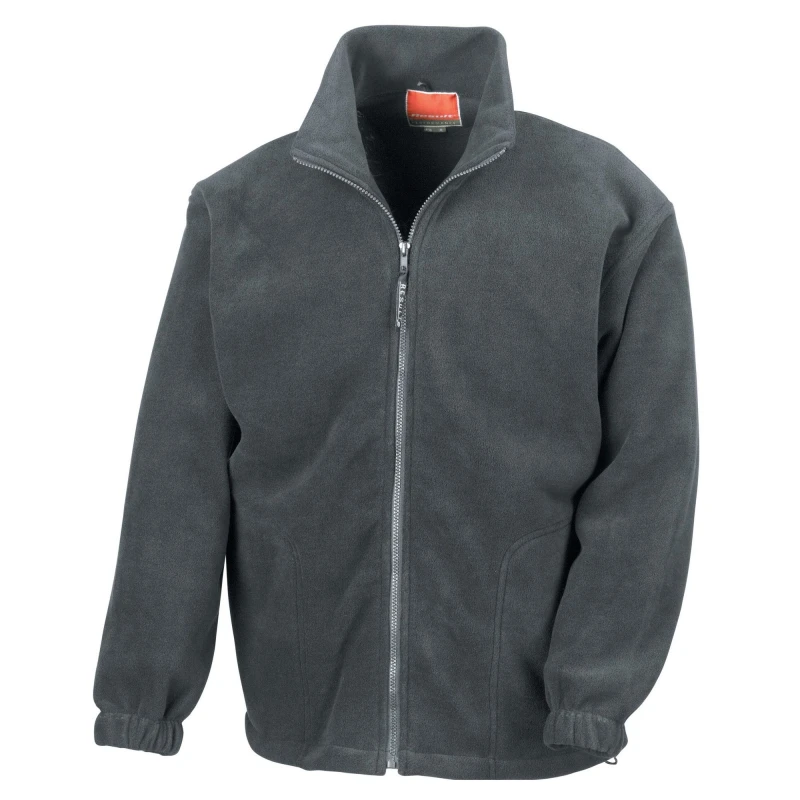 Image of Result Result Men Polartherm Fleece Jacket in Grey Size: X-Small Grey XS Male 5063527289919
