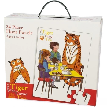 Image of The Tiger Who Came to Tea Floor Jigsaw Puzzle - 24 Pieces