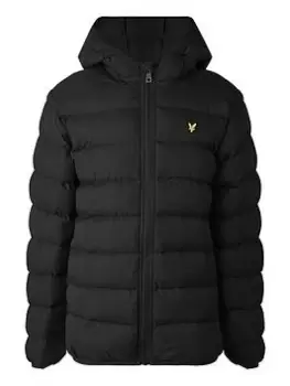 Image of Kids Puffa Jacket - Black - 9-10 Yrs