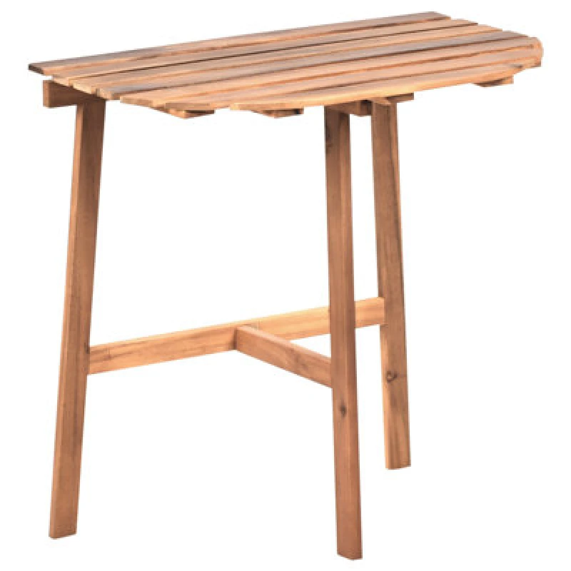 Image of Beliani Bistro Table Osigo 44cm 70 Cm Acacia Wood Brown