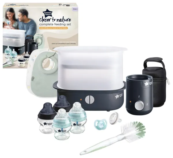 Image of Tommee Tippee New Complete Feeding Kit Black
