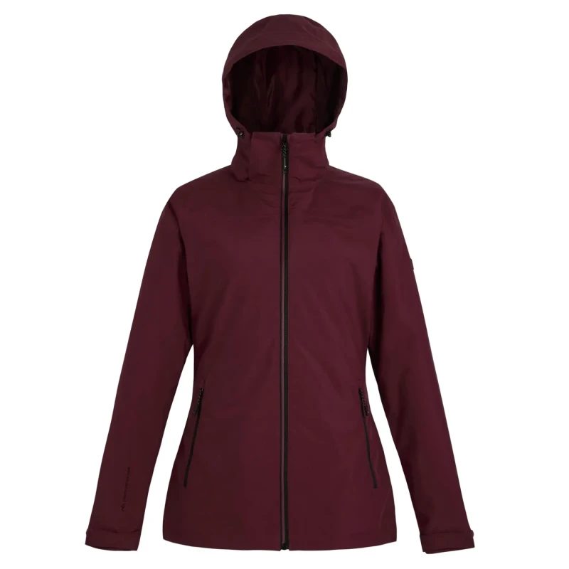 Image of Womens 3-in-1 waterproof jacket Regatta Corviver Rouge Female 44