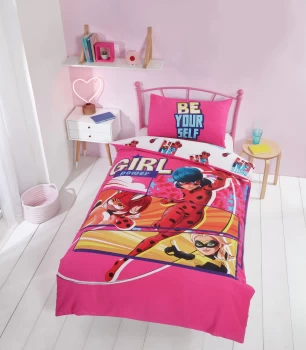 Image of Miraculous Kids Pink Bedding Set - Single