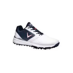 Image of Callaway 2022 Mens CHEV LS Golf Shoes WHITE/NAVY/RED - UK10