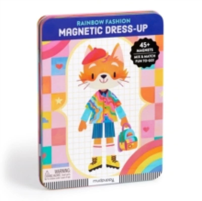 Image of Rainbow Fashion Magnetic Dress-Up Toy