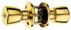 Image of Brass Privacy Knob Lock Set