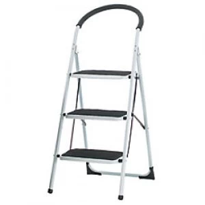 Image of GPC Ladder 3 Steps White Capacity: 150 kg