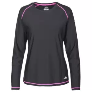 Image of Trespass Womens/Ladies Hasting Long Sleeved Top (XXS) (Black)