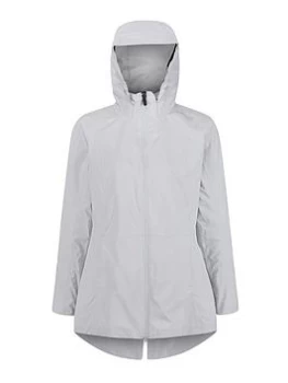 Image of Regatta Pulton II Waterproof Shell Jacket - Light Grey, Light Grey, Size 16, Women