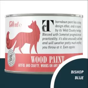 Image of Thorndown Bishop Blue Wood Paint 150ml