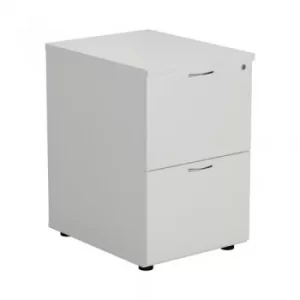 Image of First White 2 Drawer Filing Cabinet KF79919