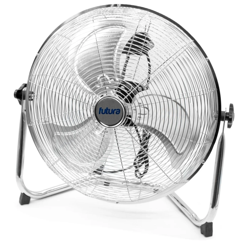 Image of FUTURA DIRECT Futura Direct - Futura High Velocity Floor Fan Large 20" 50cm 110W Max Power Chrome Fan FHV120