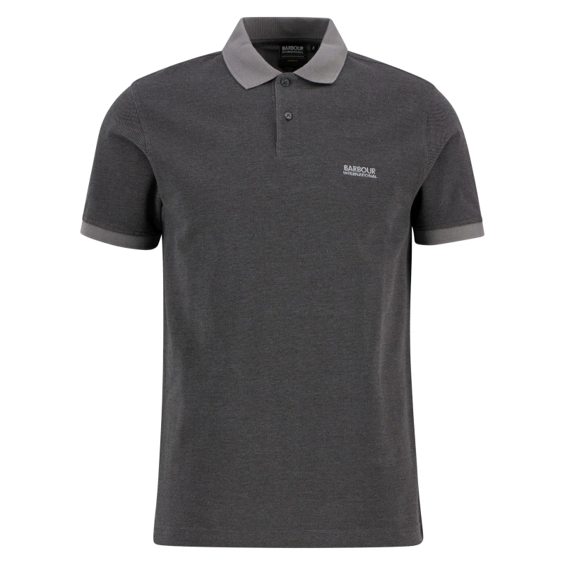 Image of Barbour International B.Int Cowley Polo Sn63 Black male M