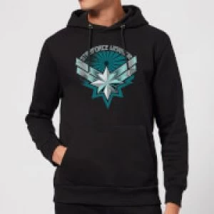 Image of Captain Marvel Starforce Warrior Hoodie - Black