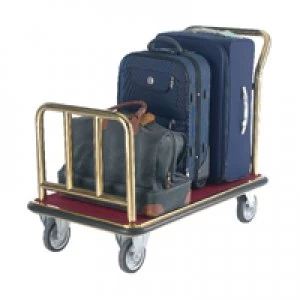 Image of Slingsby Luggage Trolley Platform Brass 331824