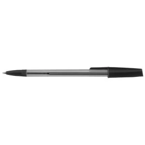 Image of White Box Ballpoint Pen Medium Black - Pack of 50 Pens