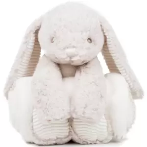 Image of Mumbles Childrens/Kids Cute Plush Rabbit Toy With Blanket (One Size) (Cream)