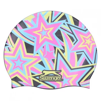 Image of Slazenger Printed Swimming Cap Juniors - Multi