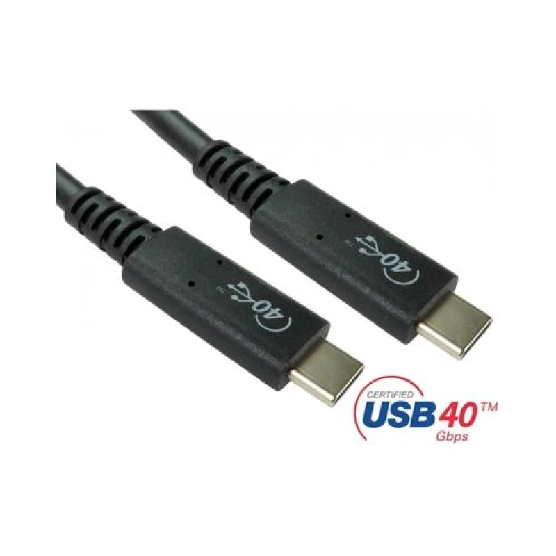 Image of Cables Direct Cables Direct 1m USB4 Cable Certified USB 4 40Gbps Cable 100W PD - USB C to C USB4-4100