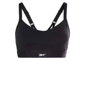 Image of Reebok Lux Strappy Sports Bra Womens - Black