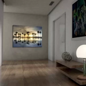 Image of 701002021C-044 Multicolor Decorative Canvas Painting