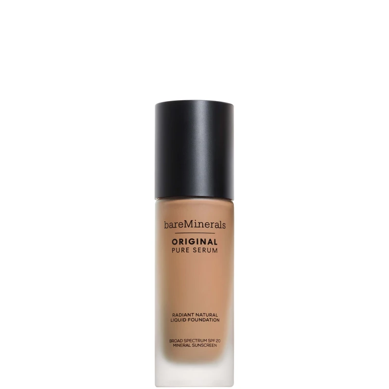 Image of bareMinerals Original Pure Serum Radiant Natural Liquid Foundation Mineral SPF20 30ml (Various Shades) - Medium Cool 3.5