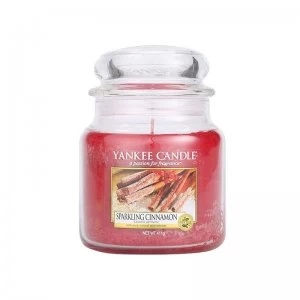Image of Yankee Candle Sparkling Cinnamon Medium Candle 411g