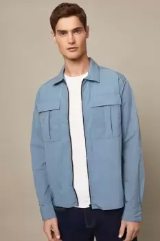 Image of Zip Front Tech Overshirt