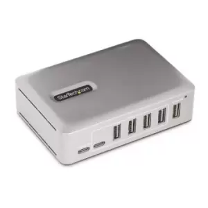 Image of StarTech.com 7-Port USB-C Hub - 5x USB-A + 2x USB-C - Self-Powered w/65W Power Supply - USB 3.1 10Gbps - Desktop/Laptop USB Hub w/3ft USB-IF Certified