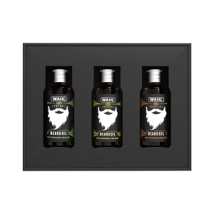 Image of Wahl ZY006-800 Beard Oil Gift Set (3 x 10ml)