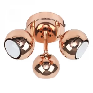 Image of Mini Eyeball 3 Way Spotlight in Copper