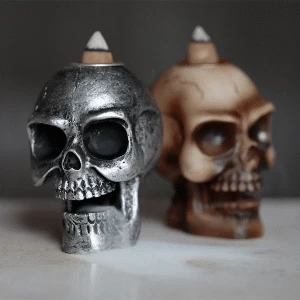 Image of Skull Backflow (1 Random Supplied) Incense Burner