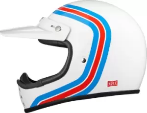Image of Nexx X.G200 Ghardiala Motocross Helmet, white-red Size M white-red, Size M