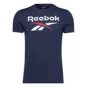 Image of Reebok Logo T-Shirt - Blue