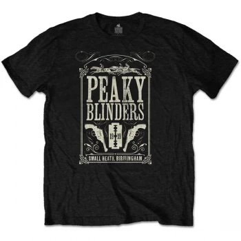 Image of Peaky Blinders - Soundtrack Unisex Medium T-Shirt - Black