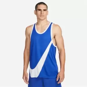 Image of Nike Dri-FIT Basketball Crossover Jersey Mens - Blue