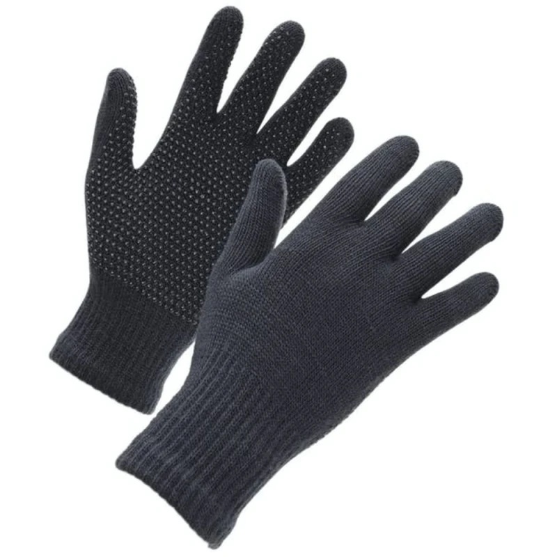 Image of Shires Suregrip Riding Gloves in Black Unisex One Size