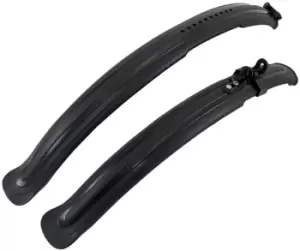 Image of Full Length Cycle Mudguard Set - Black SMU655F/R SPORT DIRECT