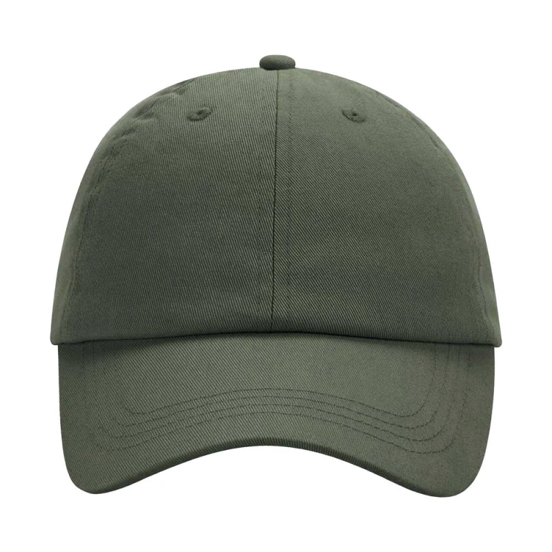 Image of Beechfield Mens 6 Panel Low Profile Baseball Cap in Dark Olive Dark Olive Male One Size