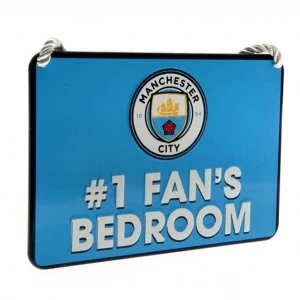 Image of Manchester City FC Bedroom Sign No1 Fan