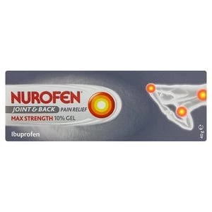 Image of Nurofen Joint and Back Pain Relief 10 percent Ibuprofen Gel 40g