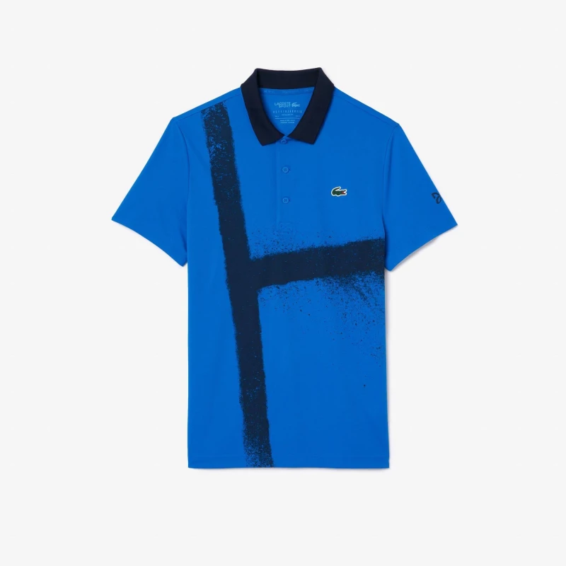 Image of Lacoste Novak Djokovic Polo Shirt Blue male XS