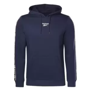 Image of Reebok Tape Hoodie Mens - Blue