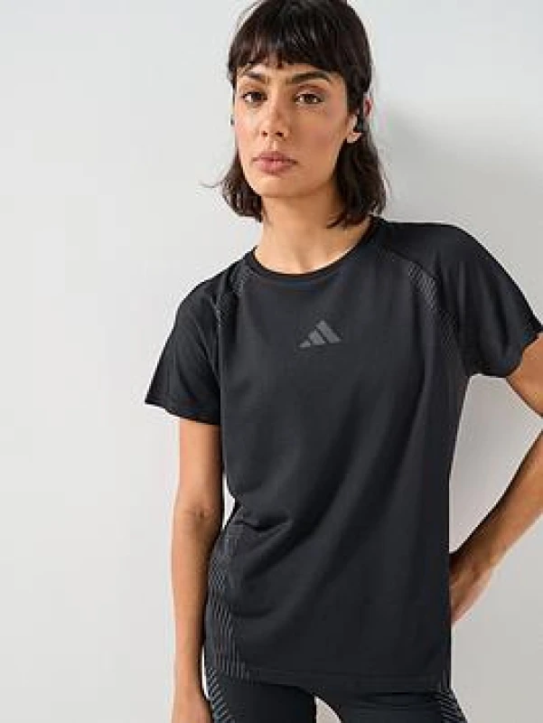 Image of Seamless knit top For Her adidas Noir Female S